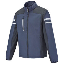 VESTE SOFTSHELL MANCHES AMOVIBLES BRYONE - NAVY / NOIR REF.2BRY 1358