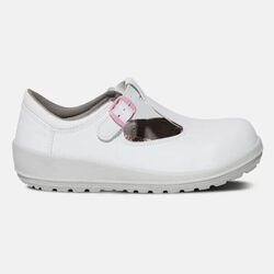 CHAUSS.SECU. BASSE  FEMME BATINA MICROFIBRE  BLANCHE S1P  SRC REF.9797