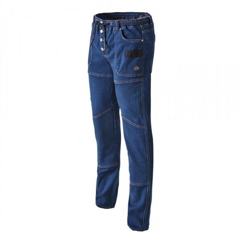 PANTALON DENIM STRECH MOLLETON CP BLEU JEAN REF.03079999151