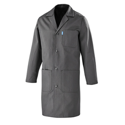 BLOUSE HOMME MERCURE 100% COTON GRISE ACIER r&eacute;f 9527