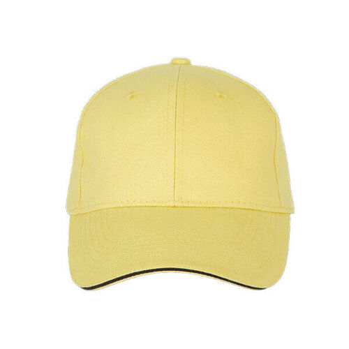CASQUETTE KARIBAN ORLANDO JAUNE/GRIS COTON BROSSE R&eacute;f : KP011