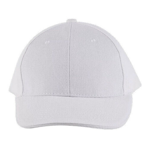 CASQUETTE KARIBAN ORLANDO BLANC/BLANC COTON BROSSE R&eacute;f : KP011
