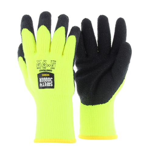 GANT CONSTRUHOT FROID JAUNE HV MOUSSE DE LATEX PAUME 2131X REF.510300