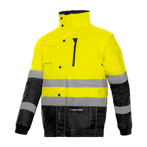 BLOUSON LIFT JAUNE/NOIR AVEC BODYWARMER AMOVIBLE TISSU OXFORD 300D