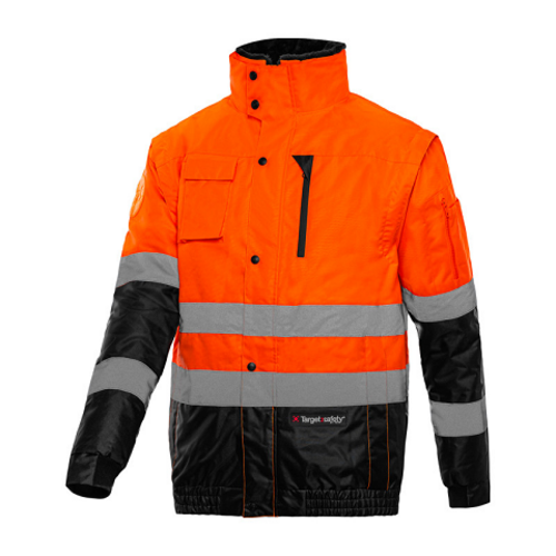 BLOUSON LIFT ORANGE/NOIR AVEC BODYWARMER AMOVIBLE TISSU OXFORD 300D