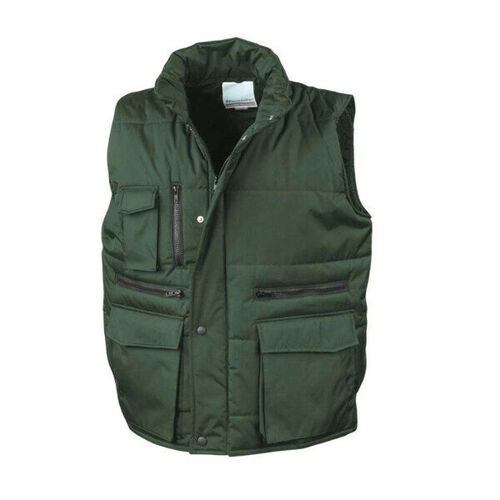 GILET SS MANCHE RESULT MATELASSE POLYESTER ENDUIT PVC R&eacute;f.R127