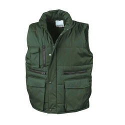 GILET SS MANCHE RESULT MATELASSE POLYESTER ENDUIT PVC R&eacute;f.R127