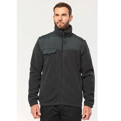 VESTE POLAIRE MANCHE AMOVIBLES HOMME 400GR 100% POLYESTER REF.WK9105