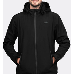 VESTE SOFTSHELL CHAUFFANTE A CAPUCHE 100% POLAIRE AVEC BATTERIE REF.HV05