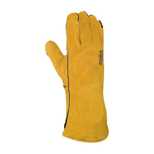 GANT SOUDEUR EN CROUTE ECRU 34CM REF.408OCRE