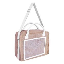 SAC EN JUTE 2 POIGNEES ET SANGLE PORTABLE 30L REF. FA9013118