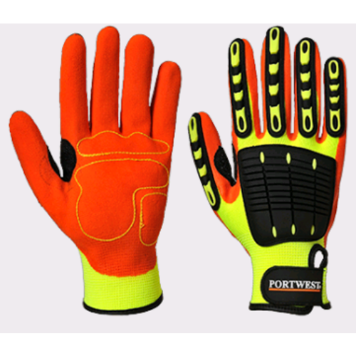 GANT ANTI IMPACT GRIP JAUNE/ORANGE REF A721