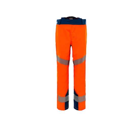 PANTALON DE PLUIE EVEREST ORANGE/MARINE 3 COUCHES 100% POLYESTER