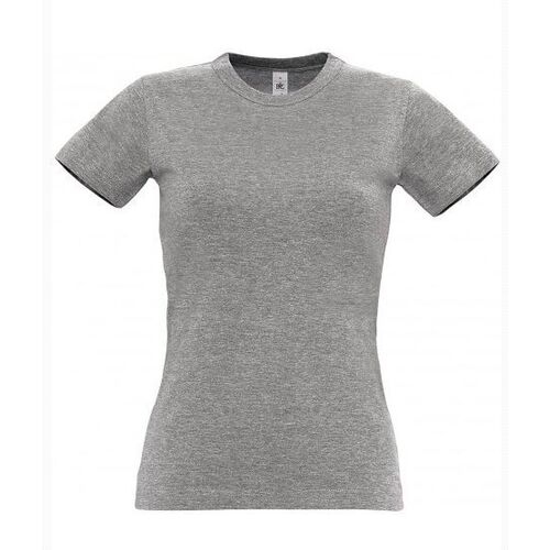 T SHIRT B&C FEM. MC 100% COTON 190g COULEUR R&eacute;f.B&C CGTW04T