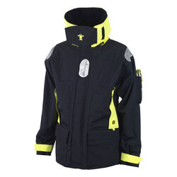 VESTE KARA EN DREMTECH+ NOIR/JAUNE 3 COUCHES