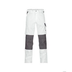 PANT DE TRAVAIL BOSTON BICOLORE PC 245g BLANC/GRIS