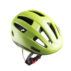 CASQUE DE VELO JAUNE FLUO VILLE 500 REF.8326834
