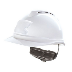 CASQUE VGARD 520 NON VENTILE BLANC PORTE BADGE REF.GV919-0000500-000