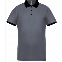 POLO HOMME MAILLE PIQUEE 180GR  MC POLYESTER COOL PLUS REF PA489