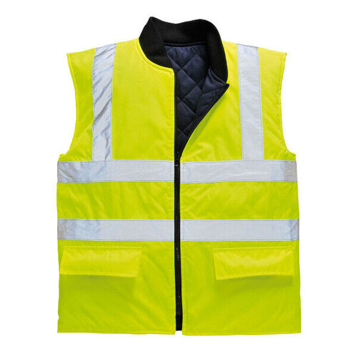 GILET MATELASSE REVERSIBLE HV EN471 CL2 FLUO JAUNE S469
