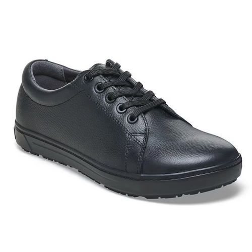 CHAUSSURE BASSE NON SECU QO500 NOIR EN CUIR O2 REF.1021021
