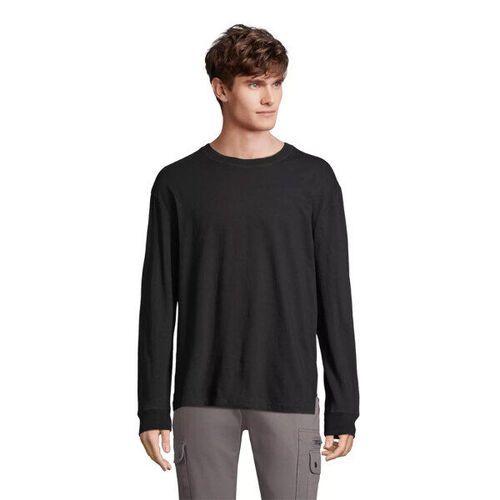 TEE-SHIRT UNISEXE PIONEER JERSEY ML COL ROND 100% COTON REF.03982