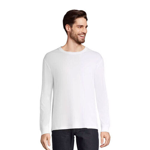 TEE-SHIRT UNISEXE PIONEER JERSEY ML COL ROND 100% COTON REF.03982