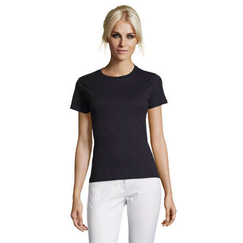 T.SHIRT FEMME 150 GR COL ROND REGENT  REF.01825