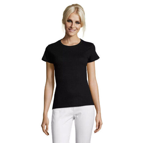 T.SHIRT FEMME 150 GR COL ROND REGENT  REF.01825