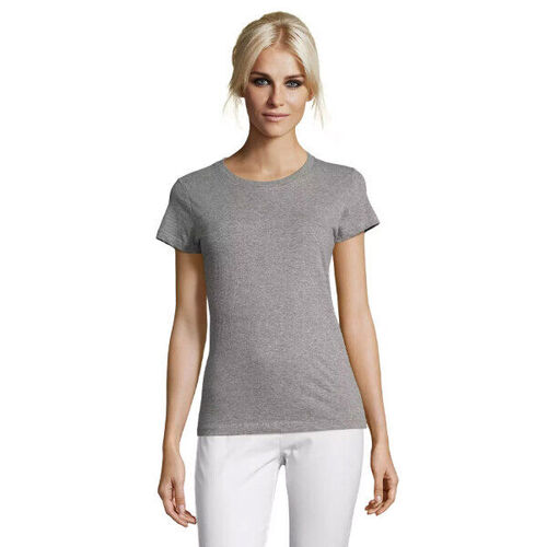 T.SHIRT FEMME 150 GR COL ROND REGENT  REF.01825