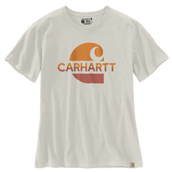 T-SHIRT FEMME MANCHE COURTES LOGO POITRINE 230GR REF.105738