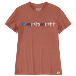 T-SHIRT FEMME MANCHE COURTES LOGO POITRINE 163GR REF.105764