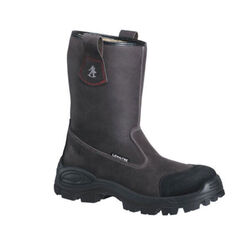 BOTTE DE SECU TENERE MARRON/NOIR FOURREE EN CUIR S3 SRC