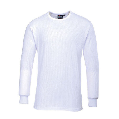 T SHIRT THERMIQUE ML CP 50/50 BLANC E R&eacute;f.B123