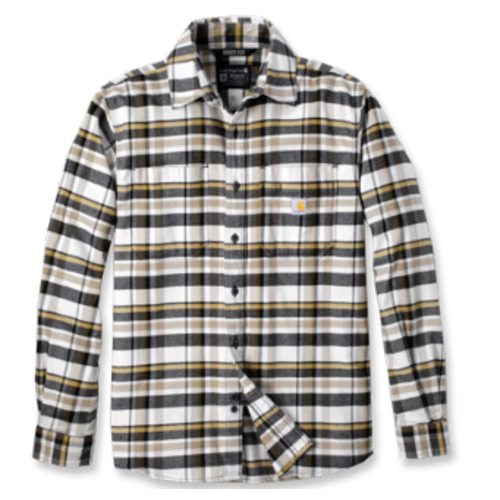 CHEMISE &Agrave; CARREAUX &Agrave; MANCHES LONGUES EN FLANELLE COTON/ELAS REF.106352