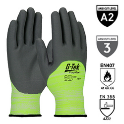 GANT ANTI-COUPURE NIV 4X31B PAUME ENDUITE MOUSSE NITRILE REF.16-323