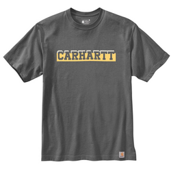 T-SHIRT MC LOGO GRAPHITE 230GR COTON/POLYESTER REF.105909