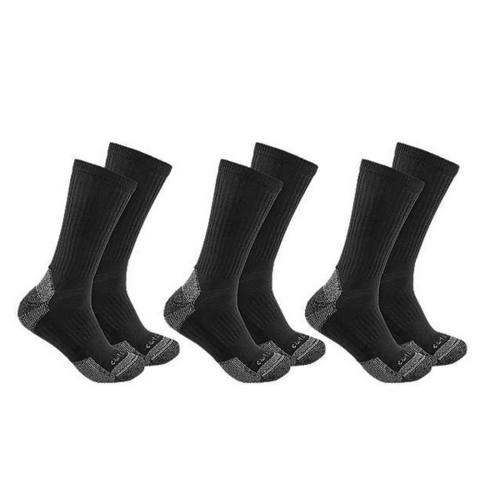 LOT DE 3 CHAUSSETTES MI-HAUTE EN COTON M&Eacute;LANG&Eacute; REF.SC6203M