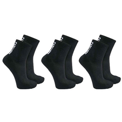 LOT DE 3 CHAUSSETTES MI HAUTE NOIR POLYESTER/ELASTH/NYLON REF.SS9933M