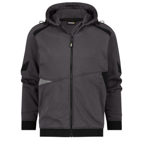 SWEAT ZIPPEE A CAPUCHE LUNAX MARINE/GRIS/ COTON/POLY