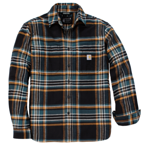 CHEMISE MANCHES LONGUES EN COTON FLANELLE STRETCH REF.107010