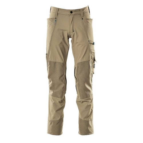 PANTALON BEIGE AVEC POCHES GENOUILLERES POLYAMIDE/ELAS 235GR REF.17179-311