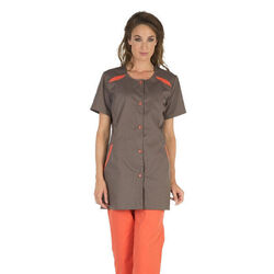 TUNIQUE FEMME DEBORHA CACAO MC PC LONG 80CM