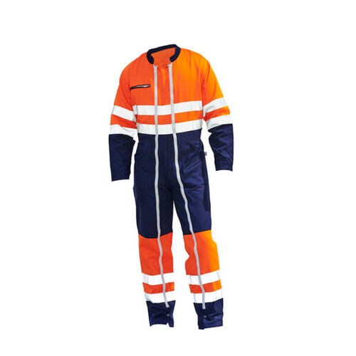 COMBINAISON 2 ZIP HV EN471 CL2 CP MARINE/ORANGE/13HVO580