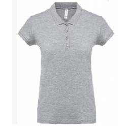POLO FEMME MC 100% COTON PIQUE 180 GR R&eacute;f : K255
