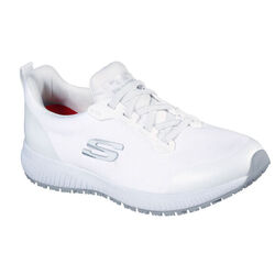 CHAUSSURE DE TRAVAIL SKECHERS FEMME BLANC SQUAD SR EN ISO 20347:2012 OB FO SR