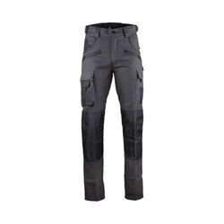 PANTALON ARGILE BICOLORE GRIS/NOIR AVEC PG CP 300G