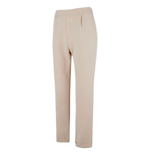 PANTALON FEMME BI-ELASTIQUE A OURLET RETOURNE PLANA 88% PES 12% ELAS REF.700049