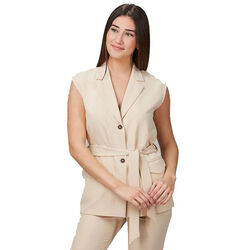 GILET A REVERS FEMME ARABIS PLANA 88% PES 12% ELAS REF.600037