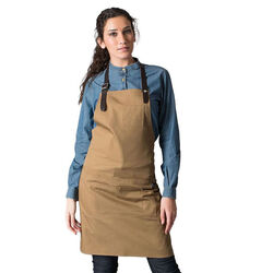 TABLIER A BAVETTE SANGLE EN CUIR 72X80CM 240GR REF 156400